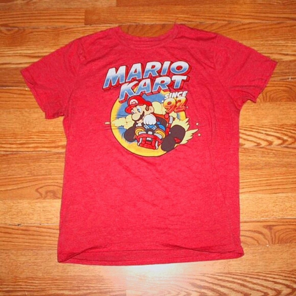 Mario Kart "Since '92" Graphic Tee – Retro Gamer Style – Size L